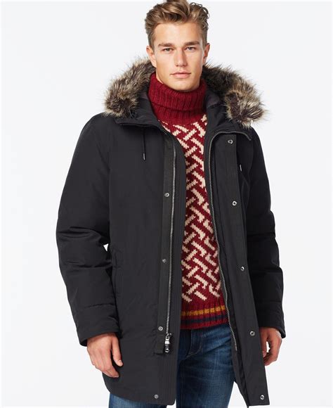 michael kors long coat men|michael kors outlet jackets.